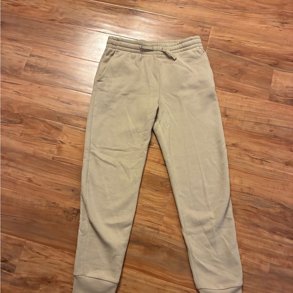 Boy’s Beige Jogger Pants and Grey pants 
✨ 2 pants for 12.00